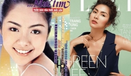 Tăng Thanh Hà lại khiến dân tình đắm đuối trước vẻ đẹp thanh thuần thời thiếu nữ trên bìa báo