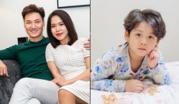 Mạnh Trường khoe khéo cậu quý tử, mới 6 tuổi thôi đã gây mê mẩn bởi vẻ điển trai chẳng kém bố