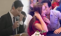 Mạnh Quỳnh đẫm lệ trong tang lễ Phi Nhung, tiết lộ chi tiết quan trọng trong ồn ào của cố ca sĩ