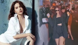 Chán khoe thân trong đồ thiếu vải, Ngọc Trinh lại kéo bè lũ 'làm loạn' ngay chốn đông người