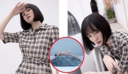 Giữa ồn ào sinh con với Sơn Tùng, Hải Tú bị antifan bôi nhọ bằng loạt hình ảnh quá khứ