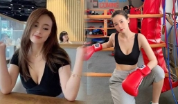 Midu khiến dân tình 'toát mồ hôi' khi trở lại đường đua o ép đường cong cơ thể