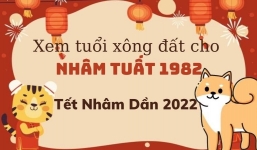 Xem tuổi xông đất cho gia chủ Nhâm Tuất 1982  trong Tết Nguyên đán Nhâm Dần 2022