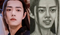 Dàn sao Hoa ngữ qua nét phác thảo của sinh viên mỹ thuật: Tiêu Chiến răng hô, Dương Mịch tựa U60