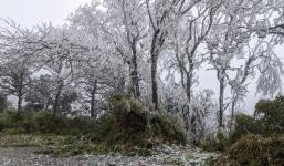 Miền Bắc đón không khí lạnh cực mạnh: Du khách ùn ùn kéo đến Mẫu Sơn, Phja Oắc 'săn' băng giá