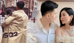Lệ Quyên và Lâm Bảo Châu ngang nhiên thể hiện tình cảm riêng tư ngay trên đường phố Anh