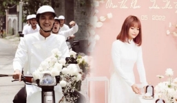 Lễ đính hôn 'chất' của Mạc Văn Khoa: Chú rể cưỡi 'ngựa chiến' cực độc, cô dâu hiện diện tinh khôi