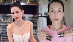 'Tiểu Long Nữ' Lý Nhược Đồng lộ ảnh hì hục tại nhà khi là gái chưa chồng ở tuổi 55