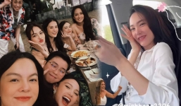 Trước giờ G lên xe hoa, Minh Hằng vui hết nấc trong tiệc độc thân bên hội bạn Vbiz 'cực phẩm'