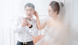 Bà xã NS Công Lý tung tin nhắn riêng tư với chồng, 'cô Đẩu' nói 1 câu ai cũng thương