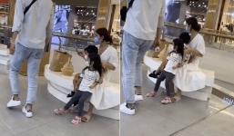 Tăng Thanh Hà bị quay lén đưa con đi TTTM, nhan sắc thế nào mà ai cũng không dám tin