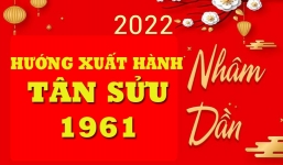 Xem hướng tốt, giờ tốt xuất hành chuẩn phong thủy cho tuổi Tân Sửu 1961 năm Nhâm Dần 2022