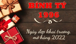 Ngày giờ tốt cho gia chủ tuổi Bính Tý 1996 mở hàng khai xuân năm mới Nhâm Dần 2022
