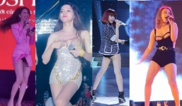 Ngọc Trinh, Tóc Tiên, Hồ Ngọc Hà lộ nội y vẫn không sốc bằng Thiều Bảo Trâm trưng cả vòng ba trên sân khấu