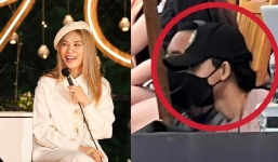 Bắt gặp ánh mắt Mai Tài Phến lén lút nhìn Mỹ Tâm hát từ xa, không dám bộc lộ cảm xúc