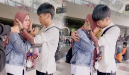 Đạt Villa và Vidhia bị antifan mỉa mai 'làm màu', 2 tiếng khóc mếu ở sân bay không dứt nổi