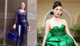 Cận cảnh vòng eo 58cm được Lệ Quyên tích cực lăng xê bằng thời trang lộ nội y