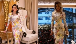 Lệ Quyên có pha đụng hàng cực gắt với nàng hậu xế sang Đặng Lê Nguyên Vũ tháp tùng