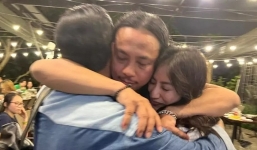 Khoảnh khắc Khánh Thi ôm chồng và tình cũ gây 'bão mạng', chia sẻ của nữ kiện tướng mới bất ngờ