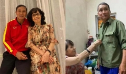 Xúc động hình ảnh đời thường giản dị của vị cha già ĐT nữ Việt Nam HLV Mai Đức Chung