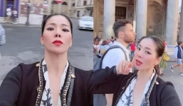 'Nữ hoàng phòng trà' Lệ Quyên bữa nay sao lạ quá, diện mạo trông hú hồn như đi diễn tuồng!