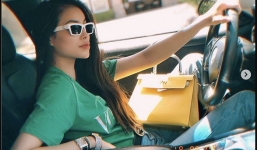 Phạm Hương tái xuất, khoe ảnh lái siêu xe chục tỷ trên đất Mỹ