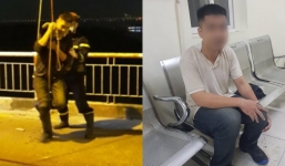 Người đàn ông lên cầu Chương Dương làm điều dại dột, nhưng lại nhảy trúng bãi lau sậy nên thoát nạn