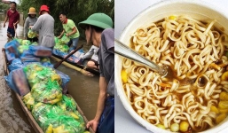 Tranh cãi việc phát mì tôm cho đồng bào lũ lụt miền Trung: Thiết thực hay lãng phí?