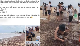 Bờ biển Quảng Bình từng xuất hiện vô số ốc, người dân vui mừng nghĩ 'lộc trời' nhưng đây có thể là ‘dự báo’ thiên tai