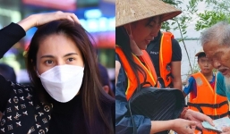 Ngay khi vừa về Sài Gòn từ tâm lũ, Thủy Tiên đã hứa sẽ quay lại miền Trung trong vài ngày tới