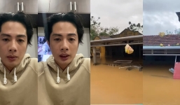 Bị chỉ trích ‘quăng’ đồ cứu trợ, Huỳnh Phương thẳng thắn ‘Sao không giúp đỡ động viên họ mà còn ở nhà cào phím nữa’