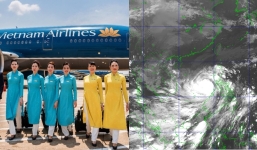 Bão số 9 sắp đổ bộ, Vietnam Airlines thay đổi hàng loạt chuyến bay