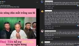 Thủy Tiên – Công Vinh cứu trợ 200 triệu cho một hộ dân ở Hà Tĩnh, dân mạng nổi lên tranh cãi