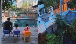 Tăng Thanh Hà đăng ảnh tình tứ trên MXH nhưng không ăn sáng cùng chồng con ngoài đời?