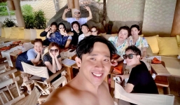 Hari Won du lịch cùng Trấn Thành, mẹ ruột nhưng chỉ có thể gặp mẹ khi dùng bữa