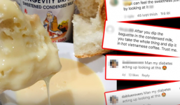 Bánh mì chấm sữa đặc Việt Nam bỗng nổi rần rần quốc tế chỉ nhờ 1 bức hình