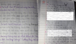 Dòng thư viết tay của đôi HS tiểu học khiến phụ huynh ngượng ngùng vì ‘con lớn quá’