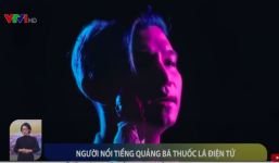 VTV1 sử dụng ảnh Cường Seven minh họa người nổi tiếng quảng bá thuốc lá điện tử