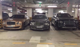 Dàn siêu xe Ferrari, Porsche, Land Rover,.. trăm tỷ ‘tụ tập’ cùng 1 hầm xe ở HN gây ‘choáng váng’