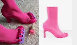 Đôi giày hiệu y hệt ‘bàn tay làm nail dở’ nhưng có giá ‘trên trời’ được chị em ‘kháo nhau’ diện Tết