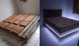 Chiếc giường vĩnh cửu bằng bê tông, siêu chắc chắn nhưng khiến CĐM ngao ngán vì 1 lí do