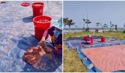 Thửa ruộng bậc thang nhiều người tưởng đất sét nhưng thực chất lại là món ngon