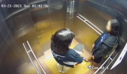 Hình ảnh cuối cùng của 2 cô gái trẻ trước khi rơi lầu ở chung cư Sài Gòn