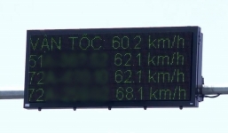 Xuất hiện bảng điện tử ‘bắn’ tốc độ trên quốc lộ Vũng Tàu, thấy màu đỏ thì xác định nộp phạt