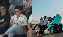 Bùi Tiến Dũng khiến fan bóng đá lo lắng vì toàn ‘tíu tít’ đi ‘bay’ với bồ Tây