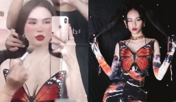 Ngọc Trinh ‘đụng hàng’ Phí Phương Anh khi cùng mặc ‘cánh bướm dối gian’