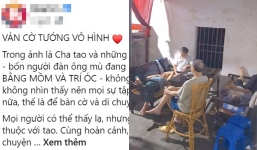 Câu chuyện 4 người đàn ông mù đánh cờ tướng với nhau khiến nhiều người nể phục
