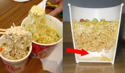 Vì sao mì ly đóng hộp lại chỉ cho vắt mì ‘xíu xiu’ còn cái ly ‘to đùng’
