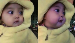 Chạnh lòng hình ảnh bố đưa con đến đón mẹ do cả ngày bé không được nhìn mặt mẹ