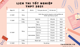 Lịch thi tốt nghiệp THPT năm 2021 chính thức